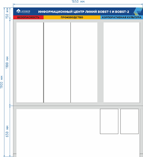 Новинка производства компании ГАСЗНАК. Уличный информационный стенд 