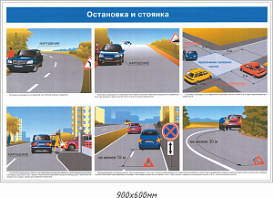 Правила ПДД Остановка и стоянка (часть 2)