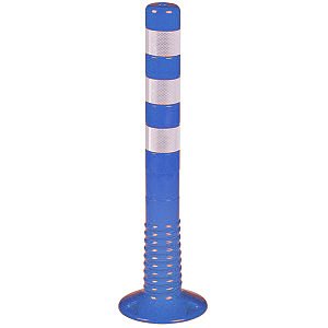 Гибкий сигнальный столбик (делиниатор) (Высота: 750мм. Размер основы: 80-220мм. Вес: 1.31 кг.) (Материал: Полиуретан) (Цвет: синий)