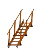 Секция 2 метра с двумя поручнями для диэлектрического трапа- трансформера ГАСТРАП-01